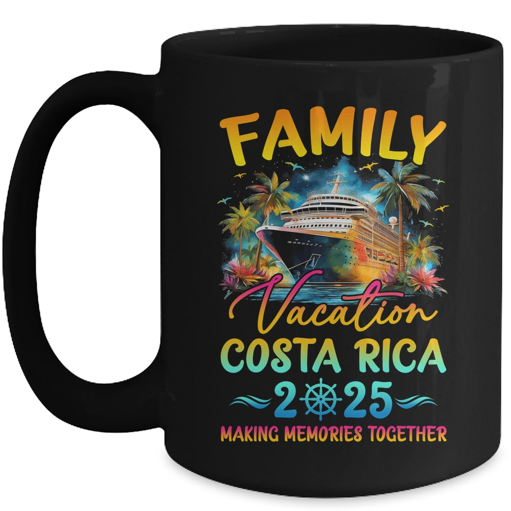 Family Vacation Costa Rica 2025 Matching Group Summer Mug | siriusteestore