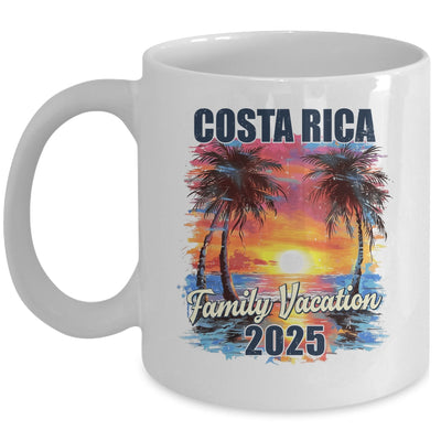 Family Vacation Costa Rica 2025 Summer Trip Matching Mug | siriusteestore