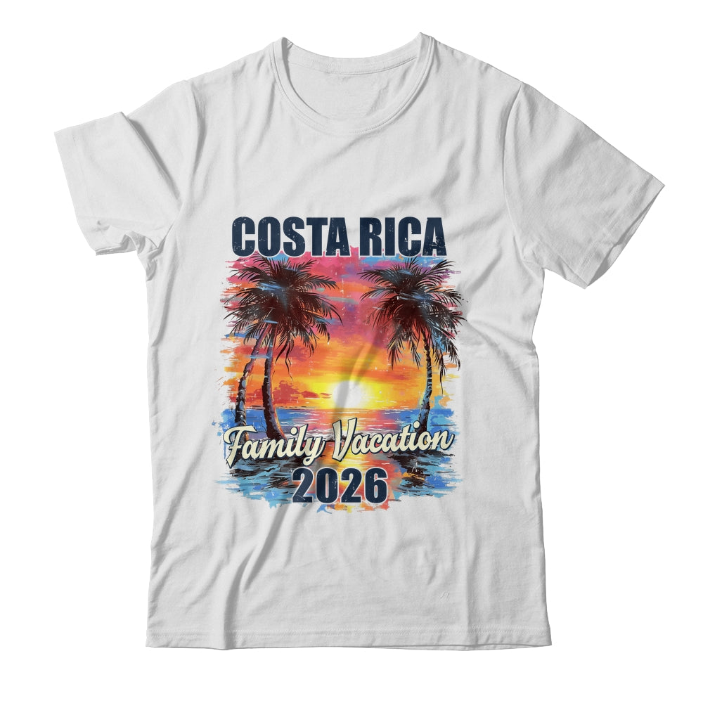 Family Vacation Costa Rica 2026 Summer Trip Matching Shirt & Tank Top | siriusteestore