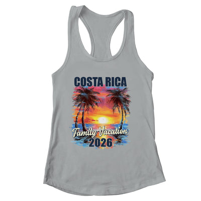 Family Vacation Costa Rica 2026 Summer Trip Matching Shirt & Tank Top | siriusteestore