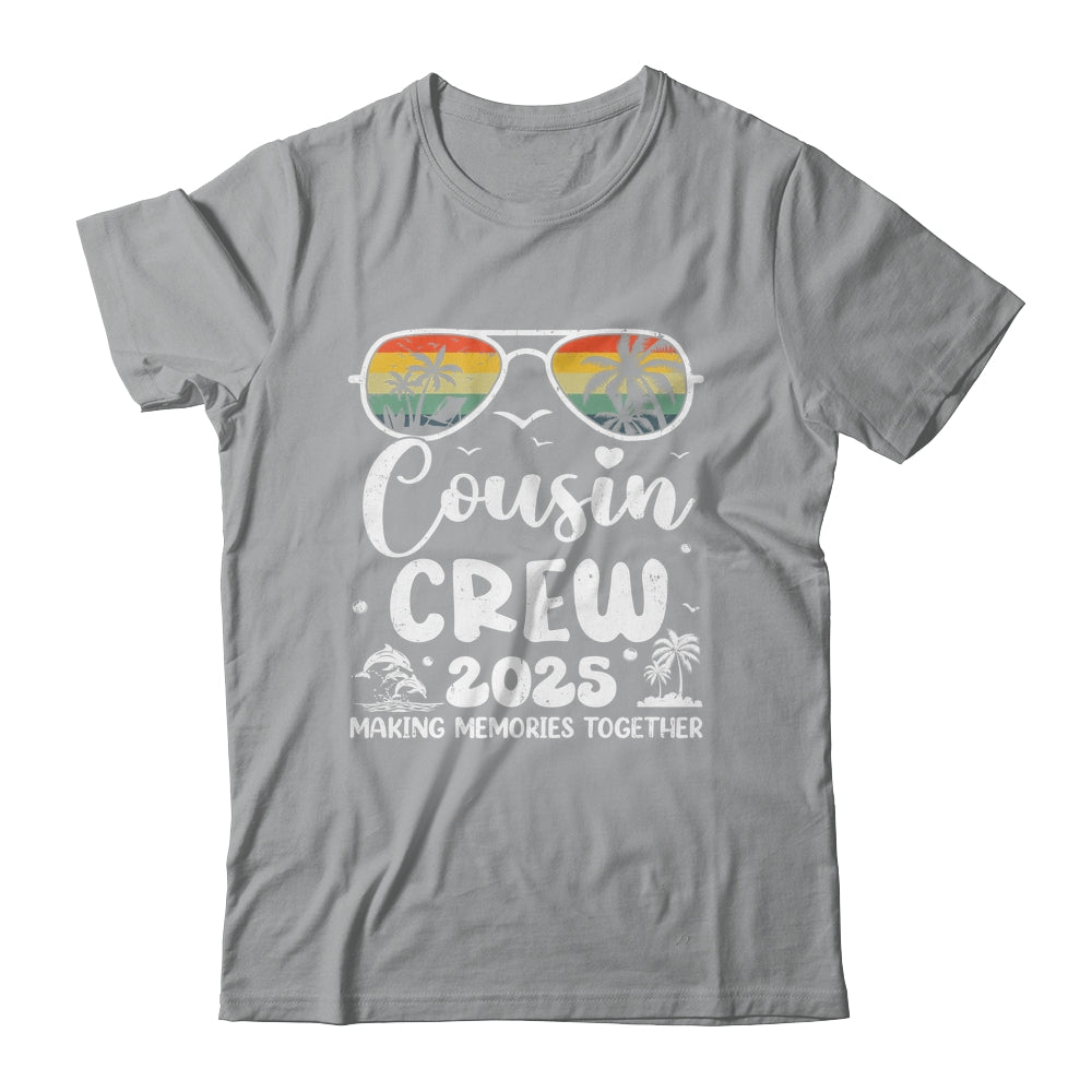 Family Vacation Cousin Crew 2025 Beach Matching Summer Trip Shirt & Tank Top | siriusteestore
