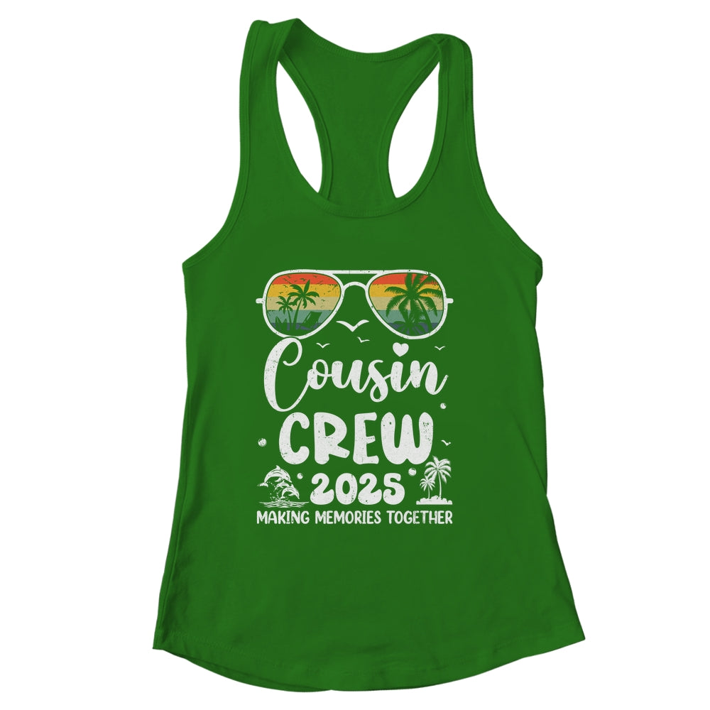 Family Vacation Cousin Crew 2025 Beach Matching Summer Trip Shirt & Tank Top | siriusteestore