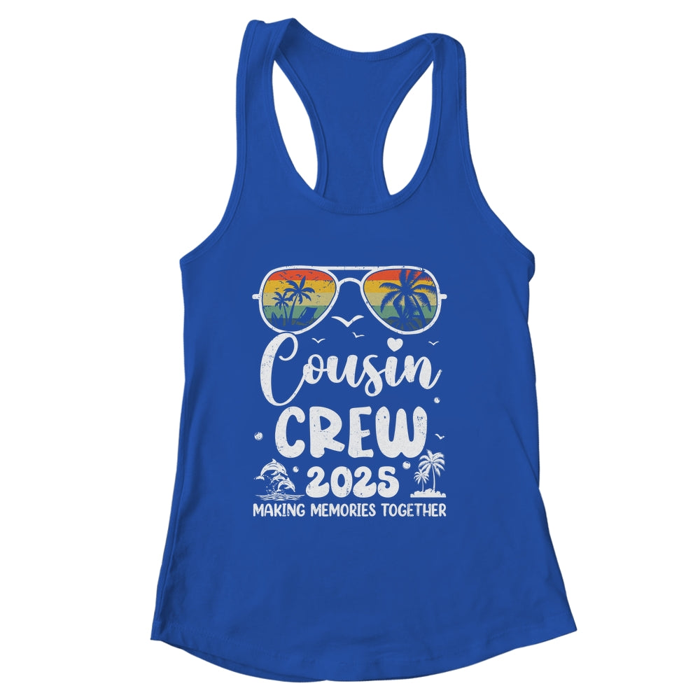 Family Vacation Cousin Crew 2025 Beach Matching Summer Trip Shirt & Tank Top | siriusteestore