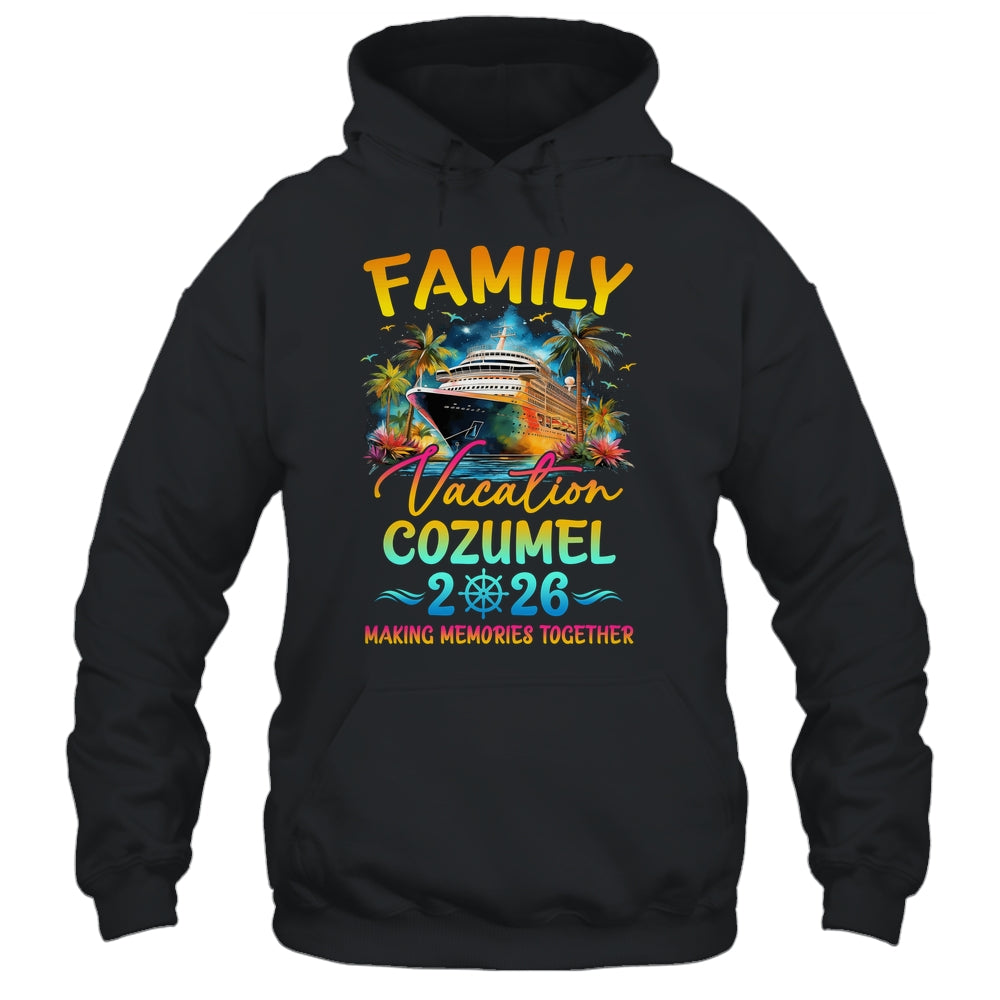 Family Vacation Cozumel 2026 Matching Group Summer Shirt & Tank Top | siriusteestore