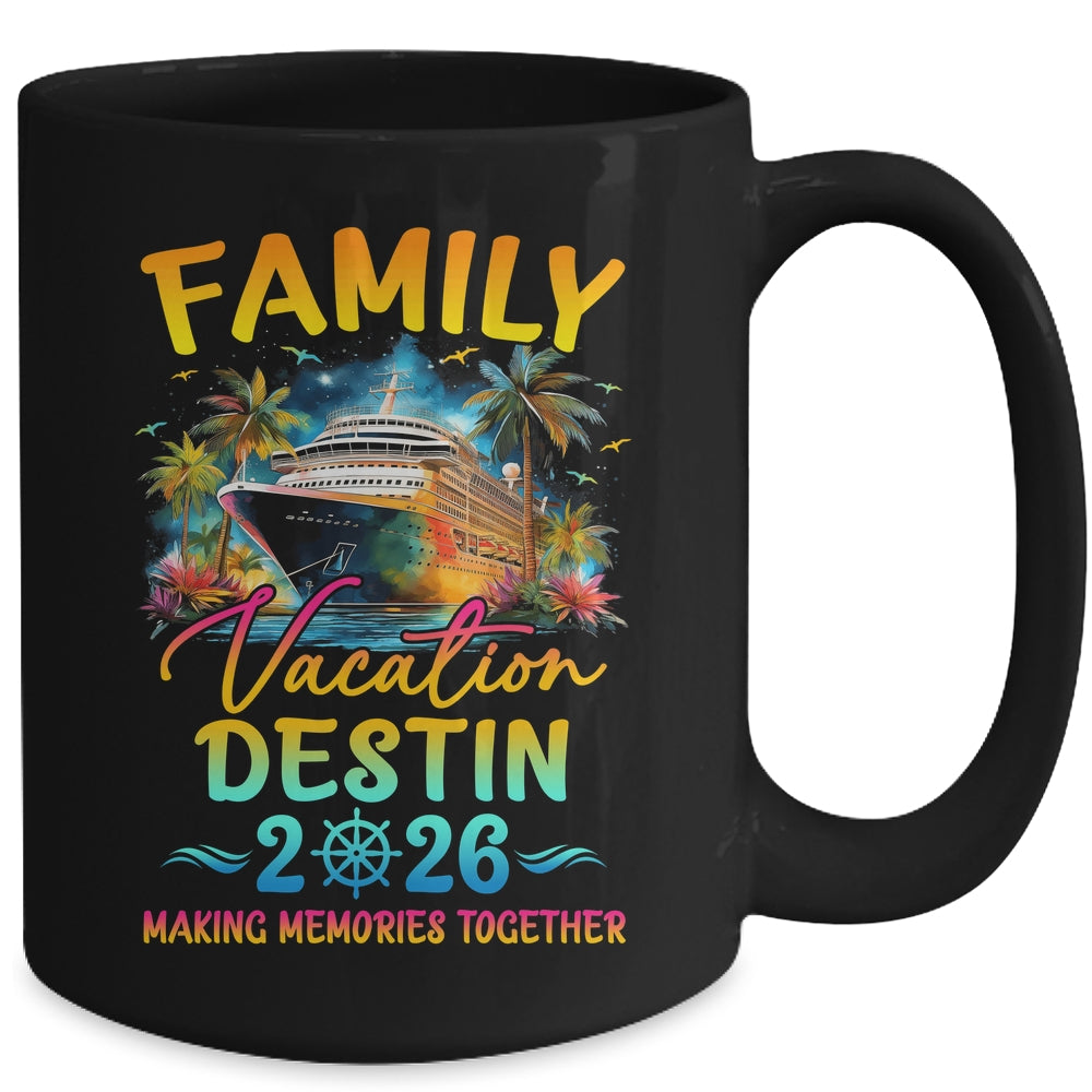 Family Vacation Destin 2026 Matching Group Summer Mug | siriusteestore