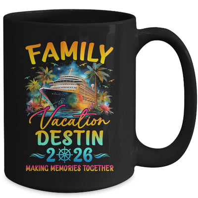 Family Vacation Destin 2026 Matching Group Summer Mug | siriusteestore