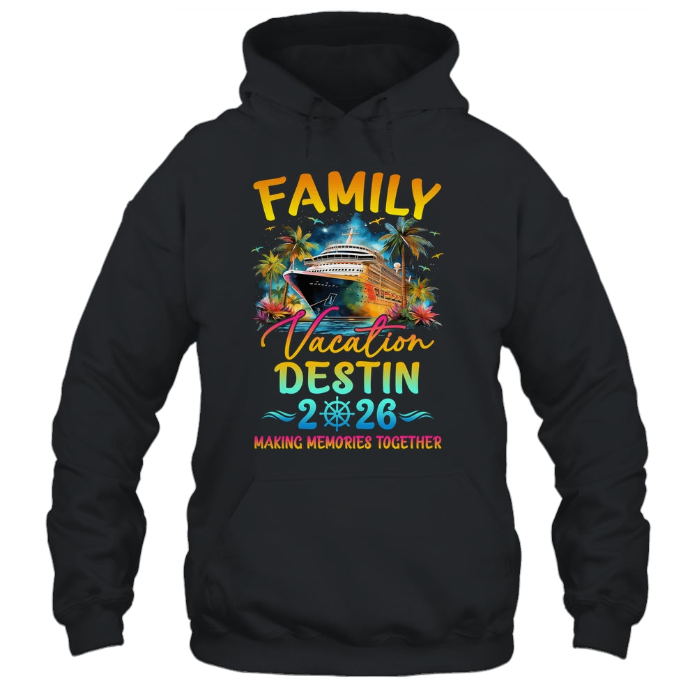 Family Vacation Destin 2026 Matching Group Summer Shirt & Tank Top | siriusteestore