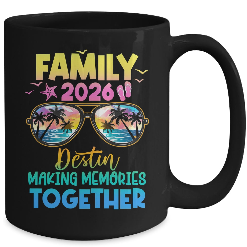 Family Vacation Destin 2026 Summer Holiday Matching Mug | siriusteestore