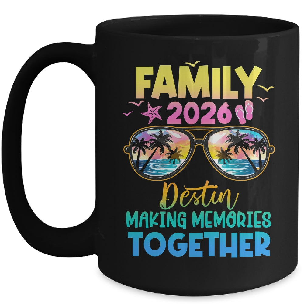 Family Vacation Destin 2026 Summer Holiday Matching Mug | siriusteestore