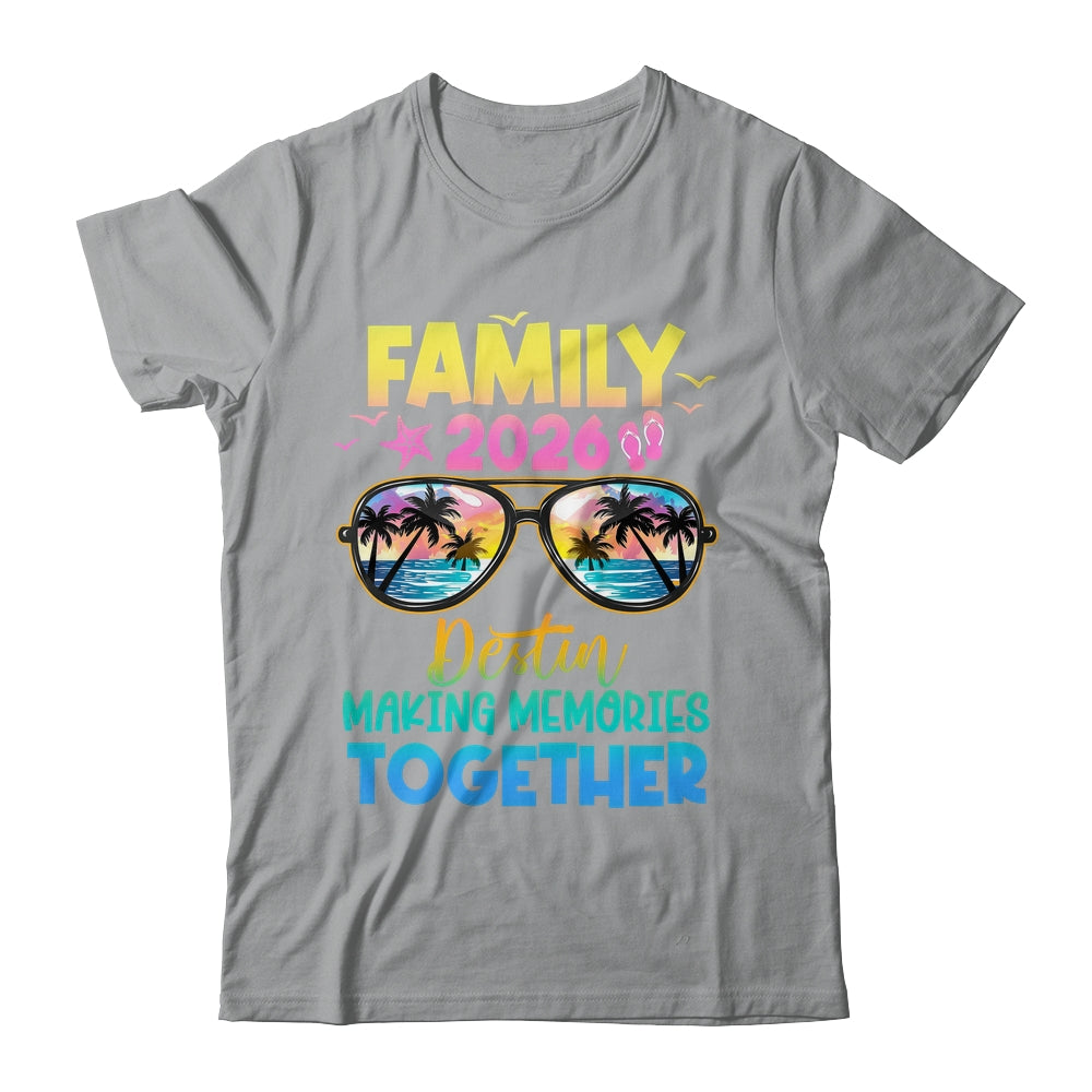 Family Vacation Destin 2026 Summer Holiday Matching Shirt & Tank Top | siriusteestore