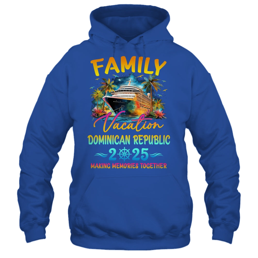 Family Vacation Dominican Republic 2025 Matching Group Summer Shirt & Tank Top | siriusteestore