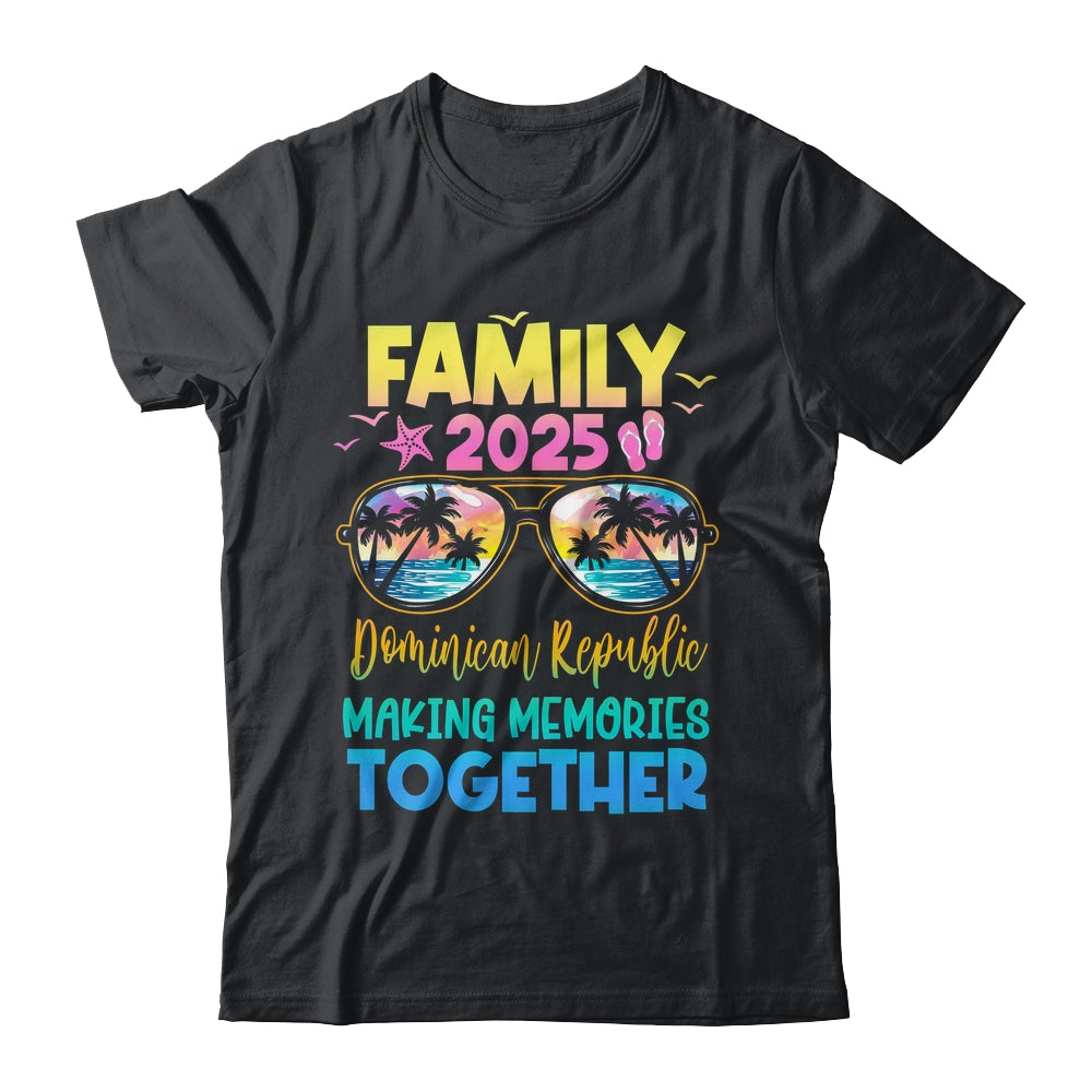 Family Vacation Dominican Republic 2025 Summer Holiday Matching Shirt & Tank Top | siriusteestore