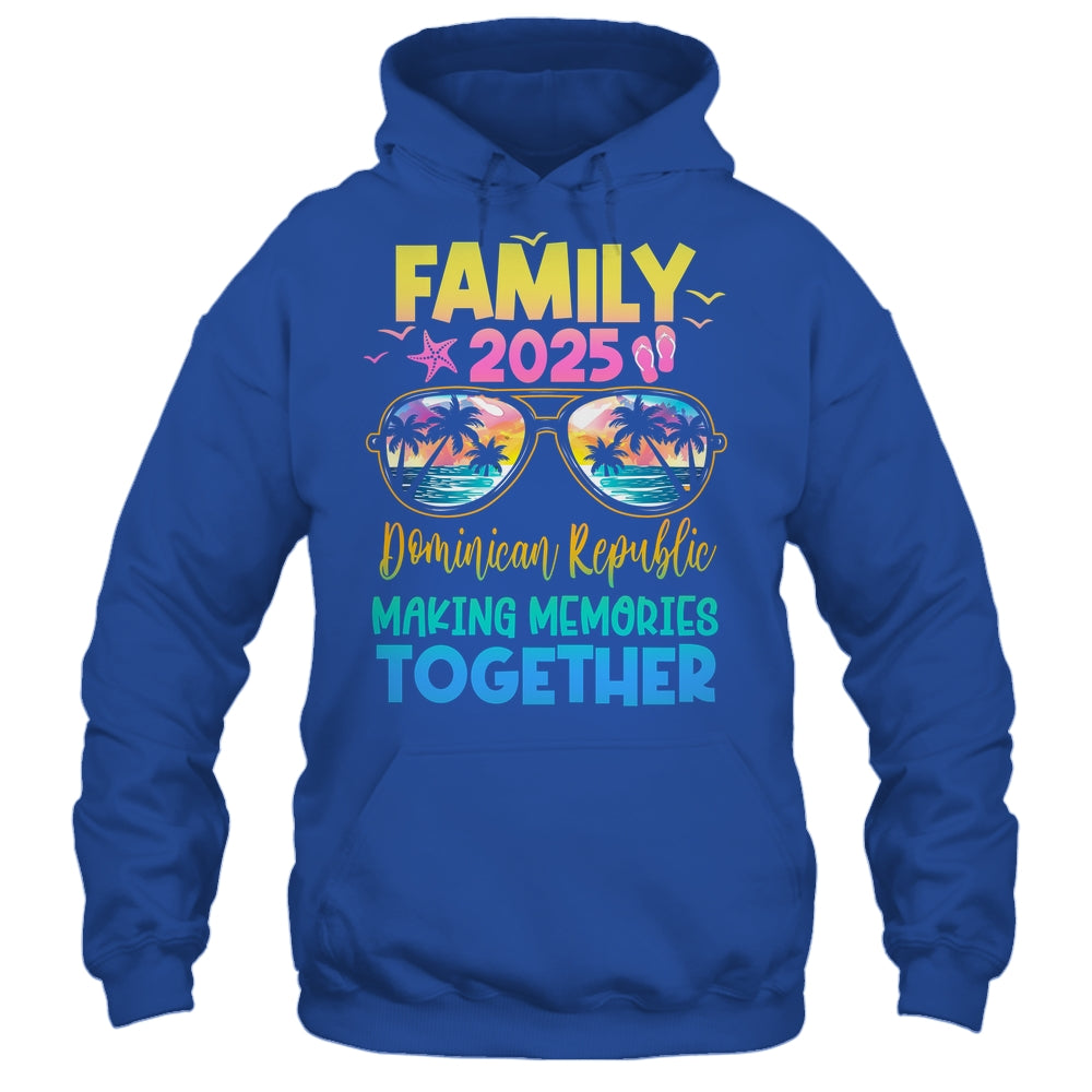 Family Vacation Dominican Republic 2025 Summer Holiday Matching Shirt & Tank Top | siriusteestore