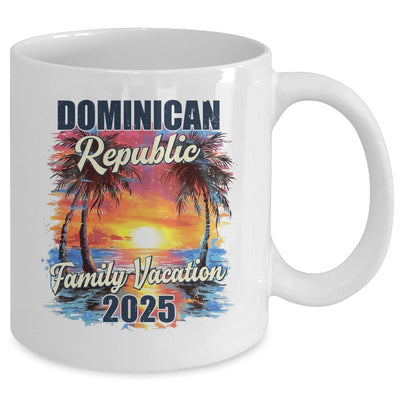 Family Vacation Dominican Republic 2025 Summer Trip Matching Mug | siriusteestore