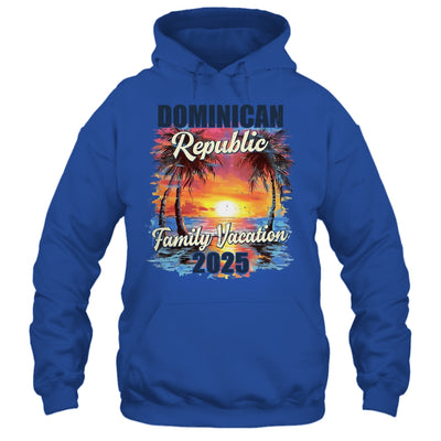 Family Vacation Dominican Republic 2025 Summer Trip Matching Shirt & Tank Top | siriusteestore
