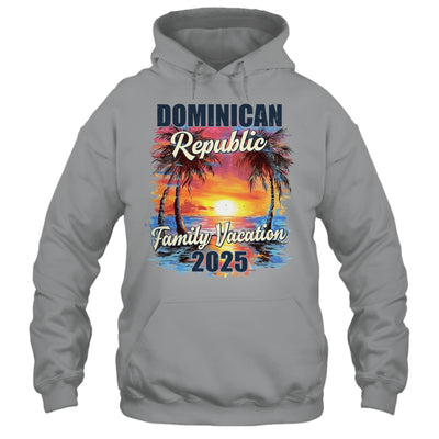 Family Vacation Dominican Republic 2025 Summer Trip Matching Shirt & Tank Top | siriusteestore