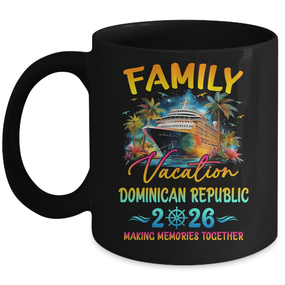 Family Vacation Dominican Republic 2026 Matching Group Summer Mug | siriusteestore