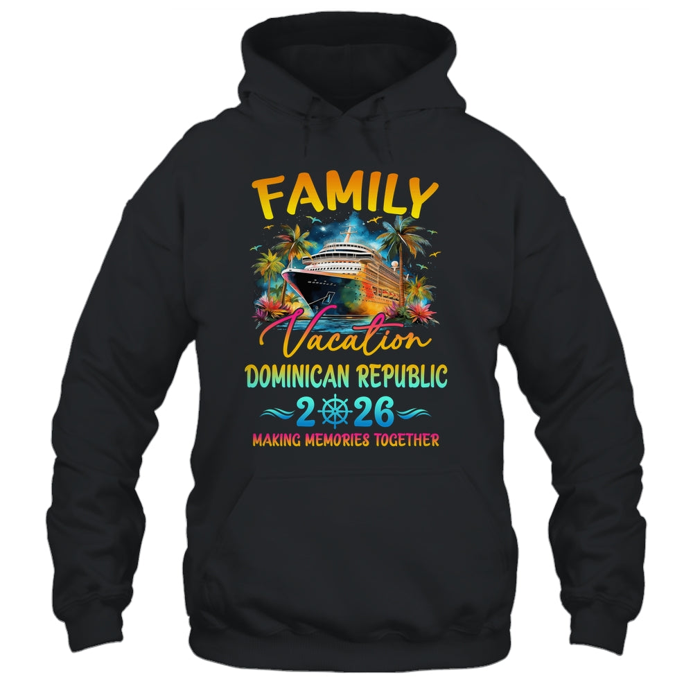 Family Vacation Dominican Republic 2026 Matching Group Summer Shirt & Tank Top | siriusteestore