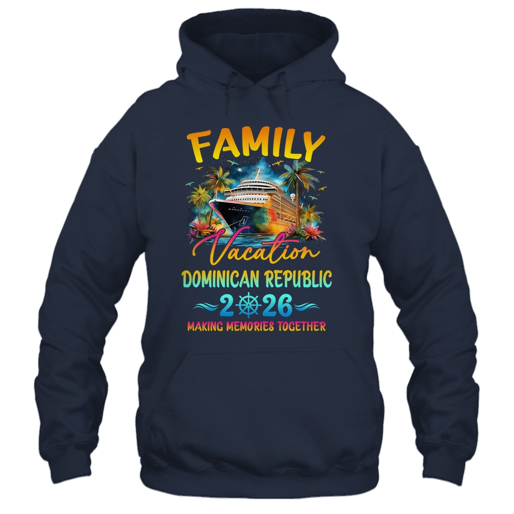 Family Vacation Dominican Republic 2026 Matching Group Summer Shirt & Tank Top | siriusteestore