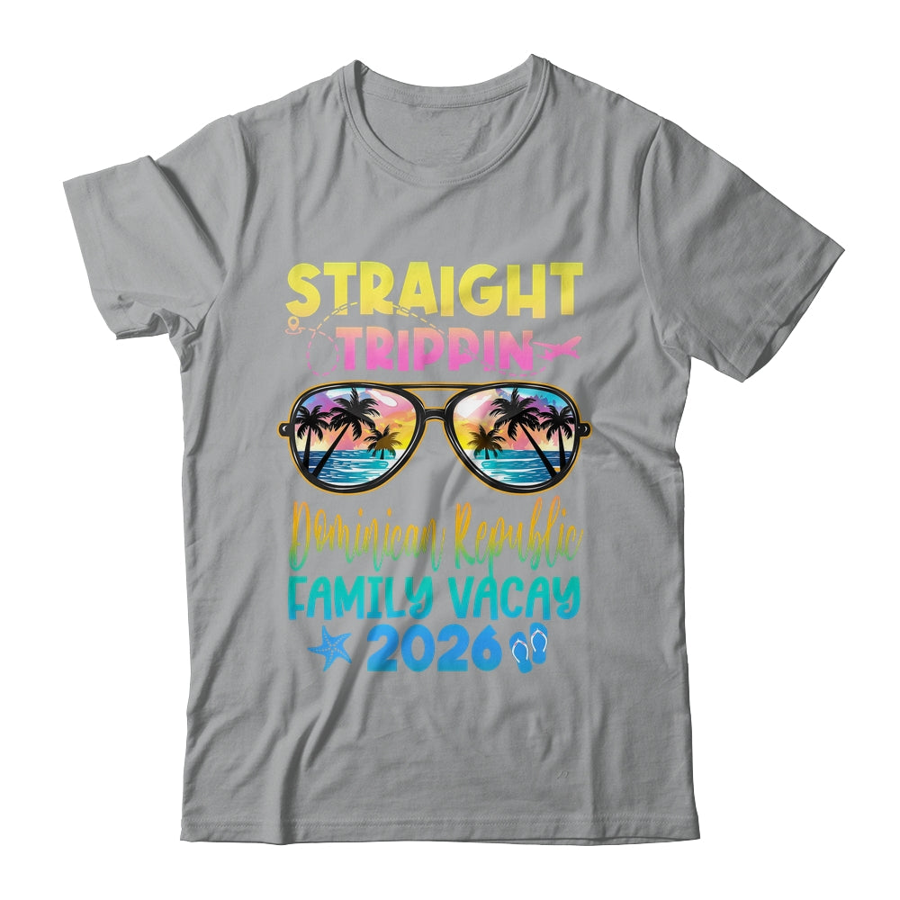 Family Vacation Dominican Republic 2026 Summer Holiday Matching Shirt & Tank Top | siriusteestore