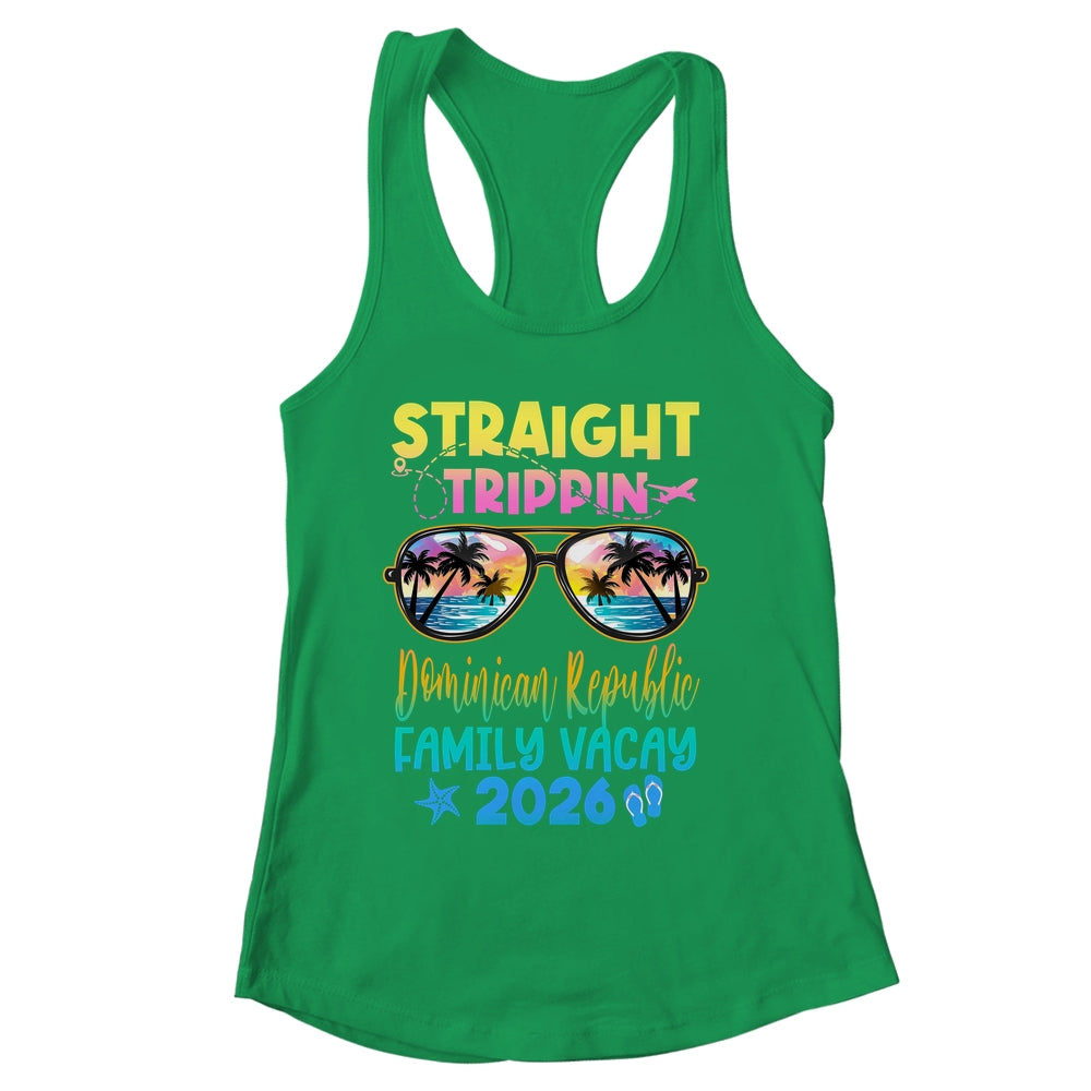 Family Vacation Dominican Republic 2026 Summer Holiday Matching Shirt & Tank Top | siriusteestore