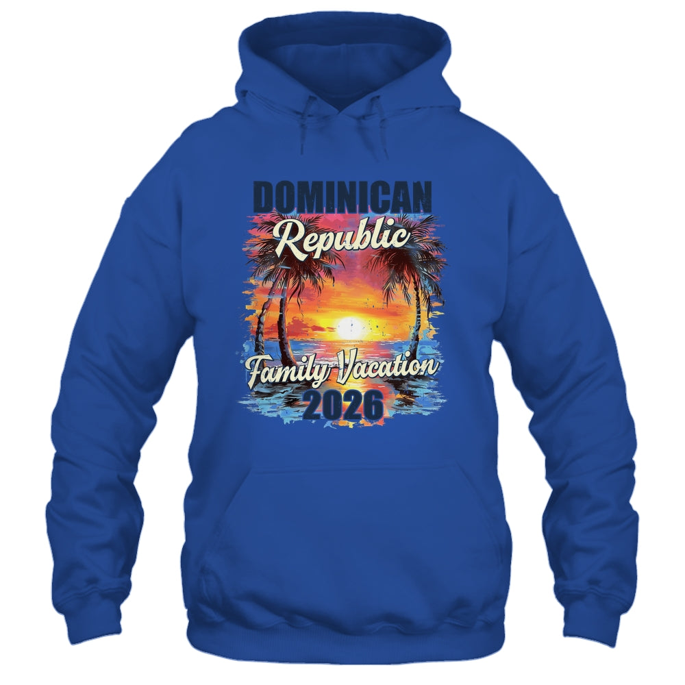 Family Vacation Dominican Republic 2026 Summer Trip Matching Shirt & Tank Top | siriusteestore