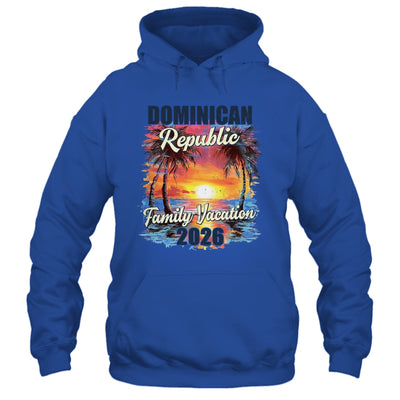 Family Vacation Dominican Republic 2026 Summer Trip Matching Shirt & Tank Top | siriusteestore