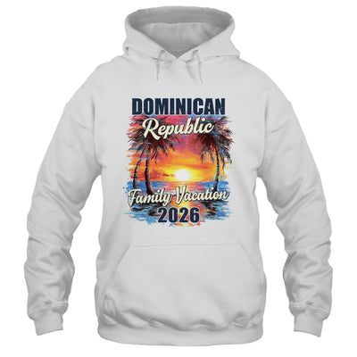 Family Vacation Dominican Republic 2026 Summer Trip Matching Shirt & Tank Top | siriusteestore