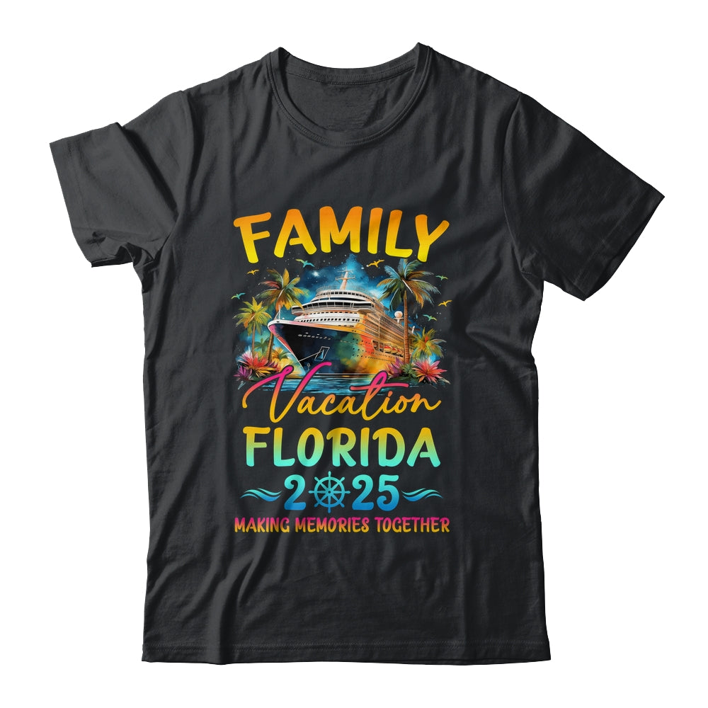 Family Vacation Florida 2025 Matching Group Summer Shirt & Tank Top | siriusteestore