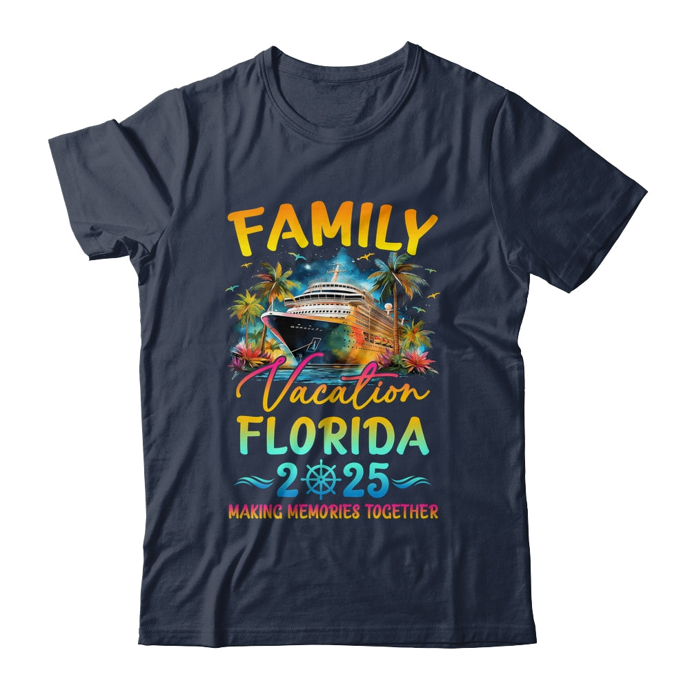 Family Vacation Florida 2025 Matching Group Summer Shirt & Tank Top | siriusteestore