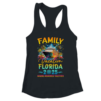 Family Vacation Florida 2025 Matching Group Summer Shirt & Tank Top | siriusteestore