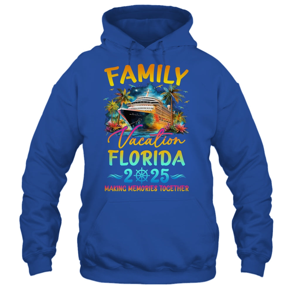 Family Vacation Florida 2025 Matching Group Summer Shirt & Tank Top | siriusteestore
