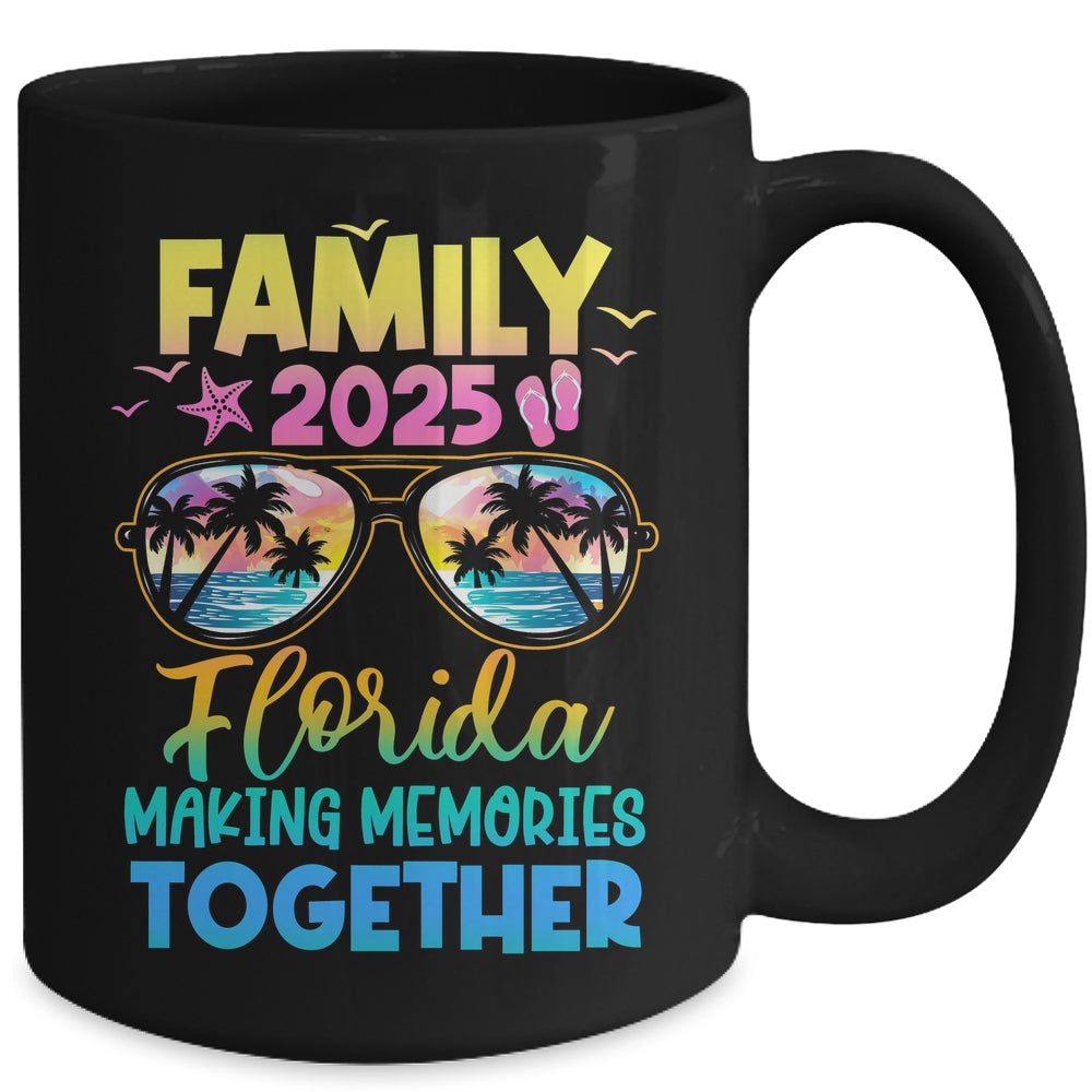 Family Vacation Florida 2025 Summer Holiday Matching Mug | siriusteestore