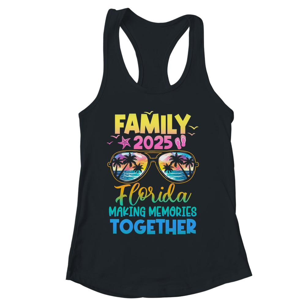 Family Vacation Florida 2025 Summer Holiday Matching Shirt & Tank Top | siriusteestore