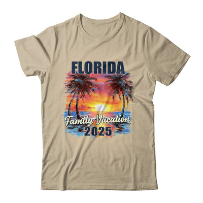 Family Vacation Florida 2025 Summer Trip Matching Shirt & Tank Top | siriusteestore
