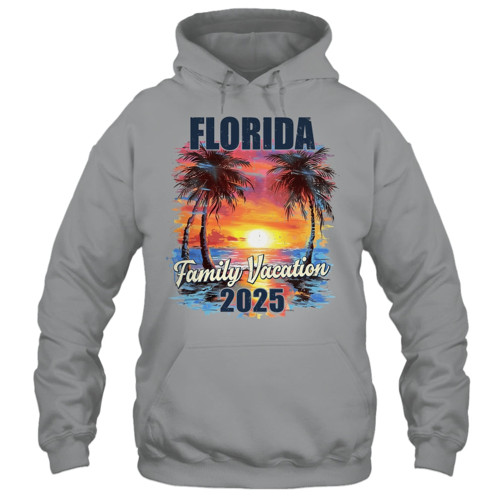 Family Vacation Florida 2025 Summer Trip Matching Shirt & Tank Top | siriusteestore