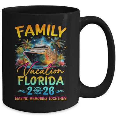 Family Vacation Florida 2026 Matching Group Summer Mug | siriusteestore