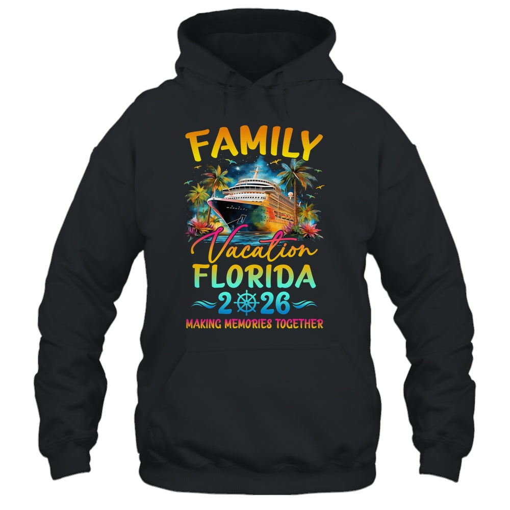 Family Vacation Florida 2026 Matching Group Summer Shirt & Tank Top | siriusteestore