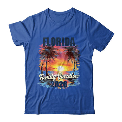 Family Vacation Florida 2026 Summer Trip Matching Shirt & Tank Top | siriusteestore
