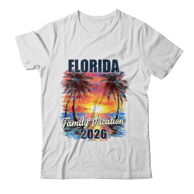 Family Vacation Florida 2026 Summer Trip Matching Shirt & Tank Top | siriusteestore