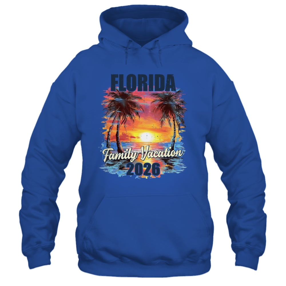 Family Vacation Florida 2026 Summer Trip Matching Shirt & Tank Top | siriusteestore