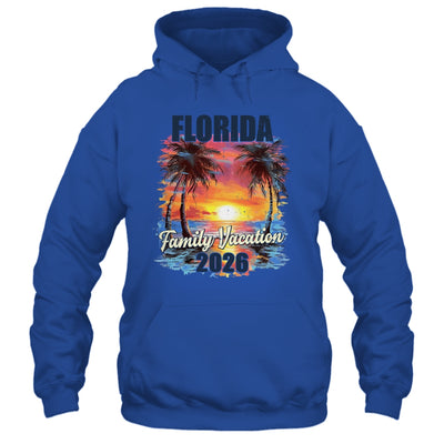 Family Vacation Florida 2026 Summer Trip Matching Shirt & Tank Top | siriusteestore