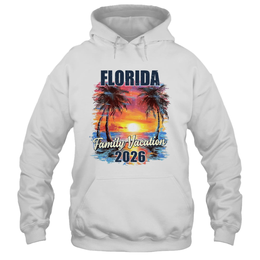 Family Vacation Florida 2026 Summer Trip Matching Shirt & Tank Top | siriusteestore