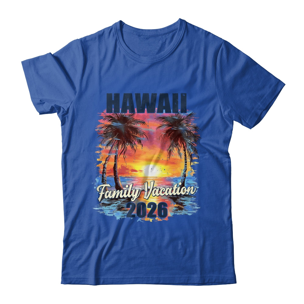Family Vacation Hawaii 2026 Summer Trip Matching Shirt & Tank Top | siriusteestore