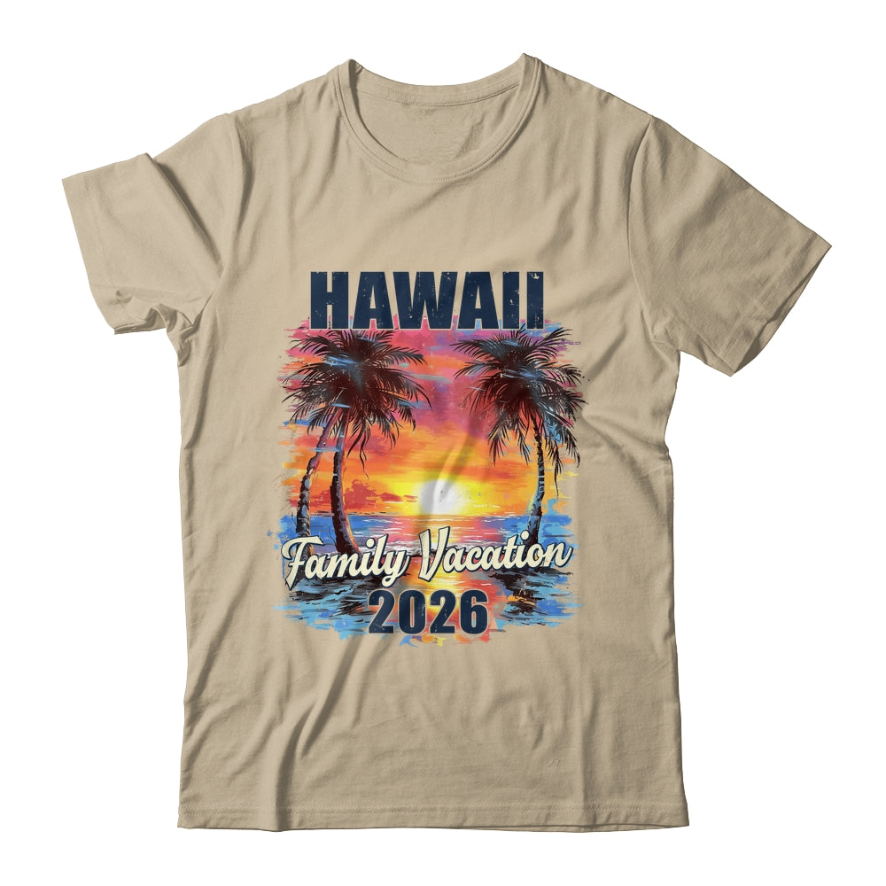 Family Vacation Hawaii 2026 Summer Trip Matching Shirt & Tank Top | siriusteestore