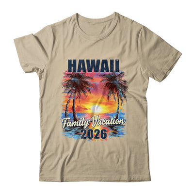 Family Vacation Hawaii 2026 Summer Trip Matching Shirt & Tank Top | siriusteestore