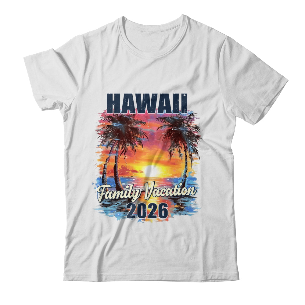 Family Vacation Hawaii 2026 Summer Trip Matching Shirt & Tank Top | siriusteestore