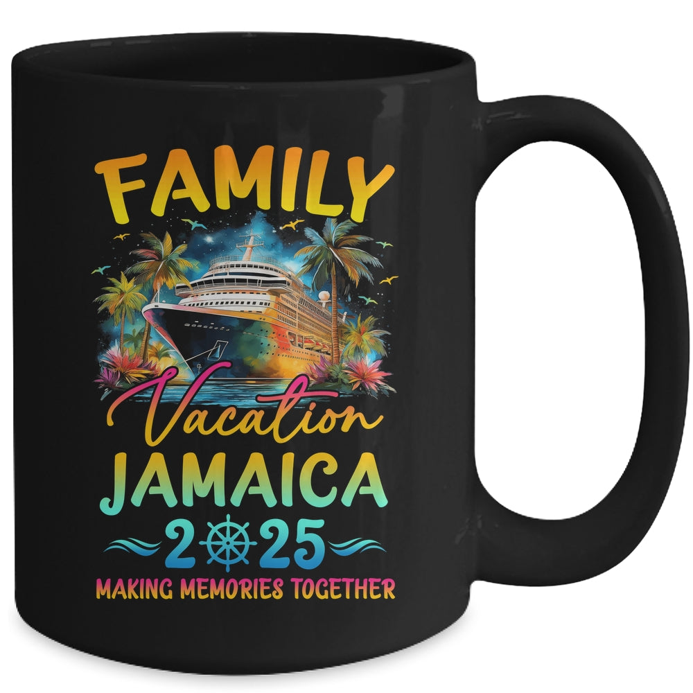 Family Vacation Jamaica 2025 Matching Group Summer Mug | siriusteestore