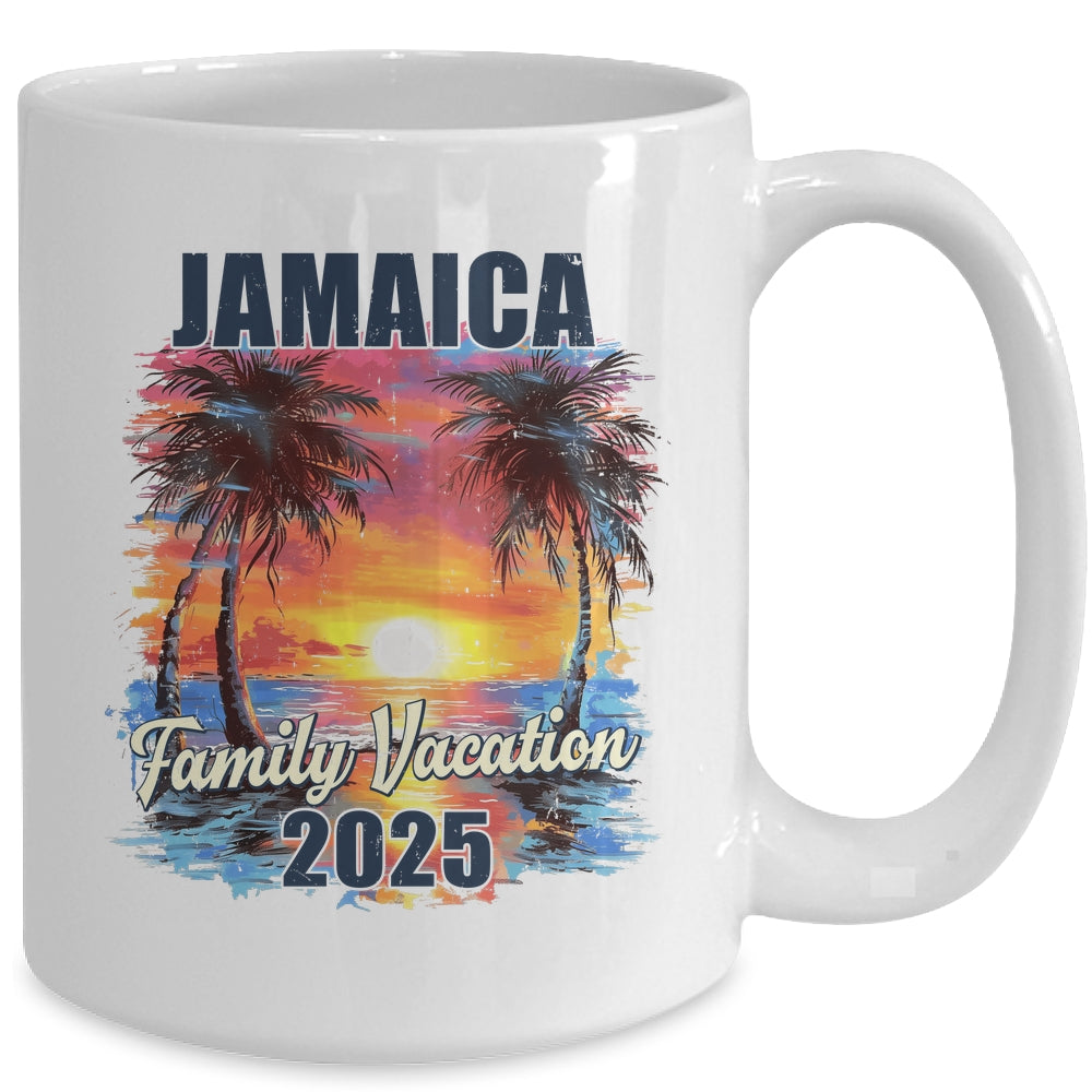 Family Vacation Jamaica 2025 Summer Trip Matching Mug | siriusteestore