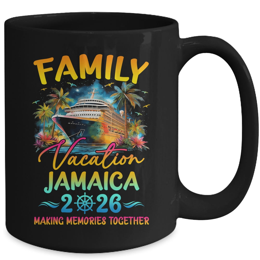Family Vacation Jamaica 2026 Matching Group Summer Mug | siriusteestore